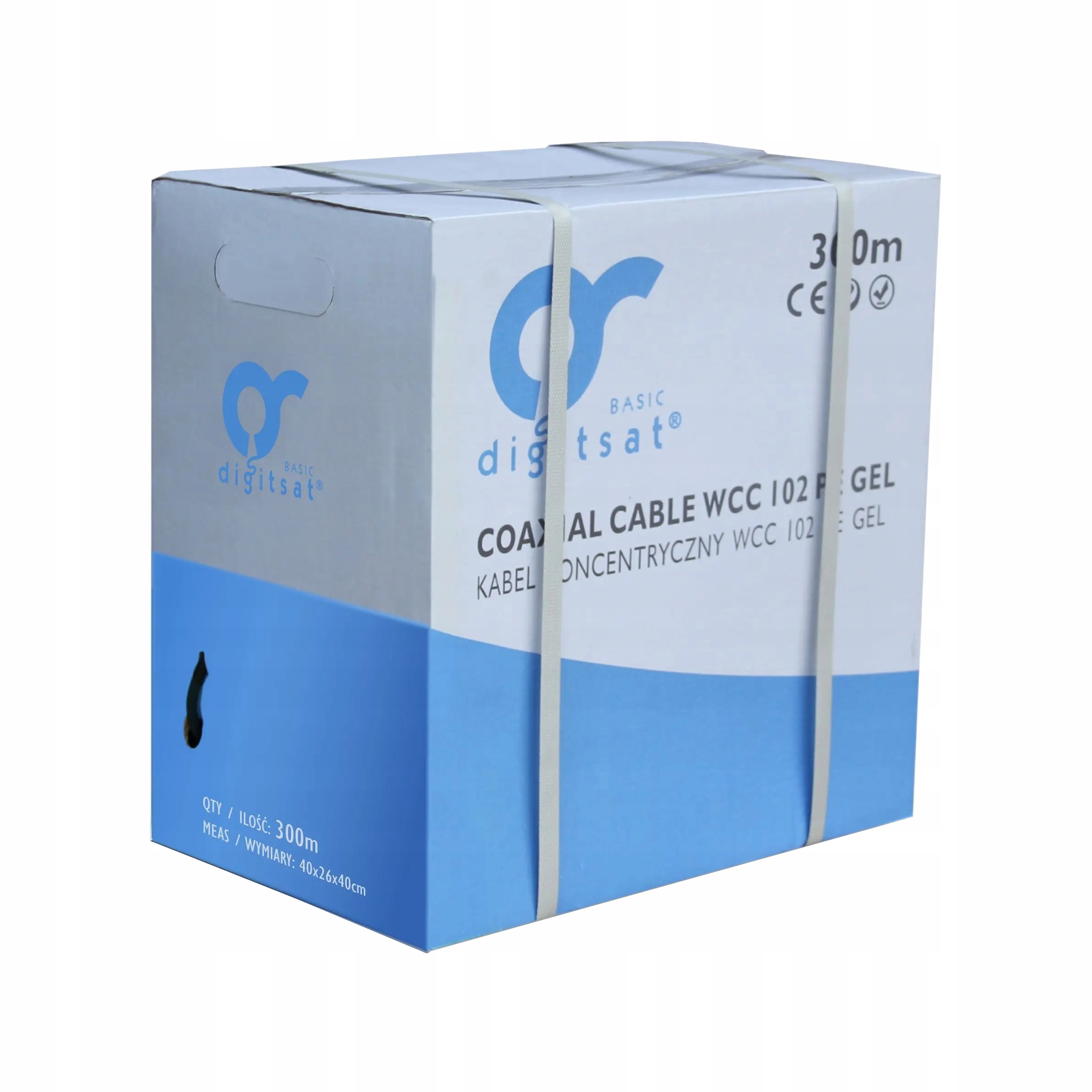 Anténní kabel Digitsat Basic Wcc 102 Cu Pe gelovaný 300 m 2050 MHz