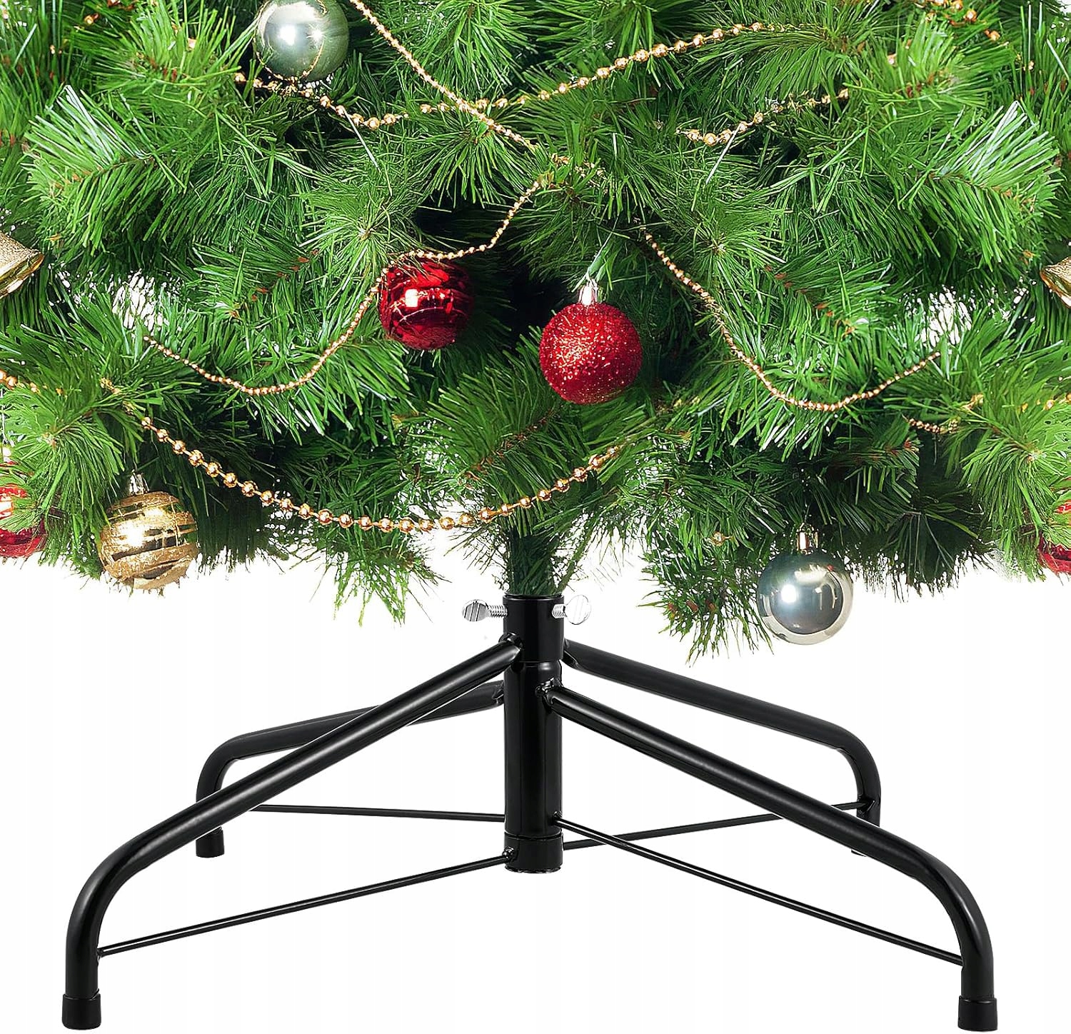 Stojan na vánoční stromek Skládací konstrukce Základna 45 cm Barva Černá