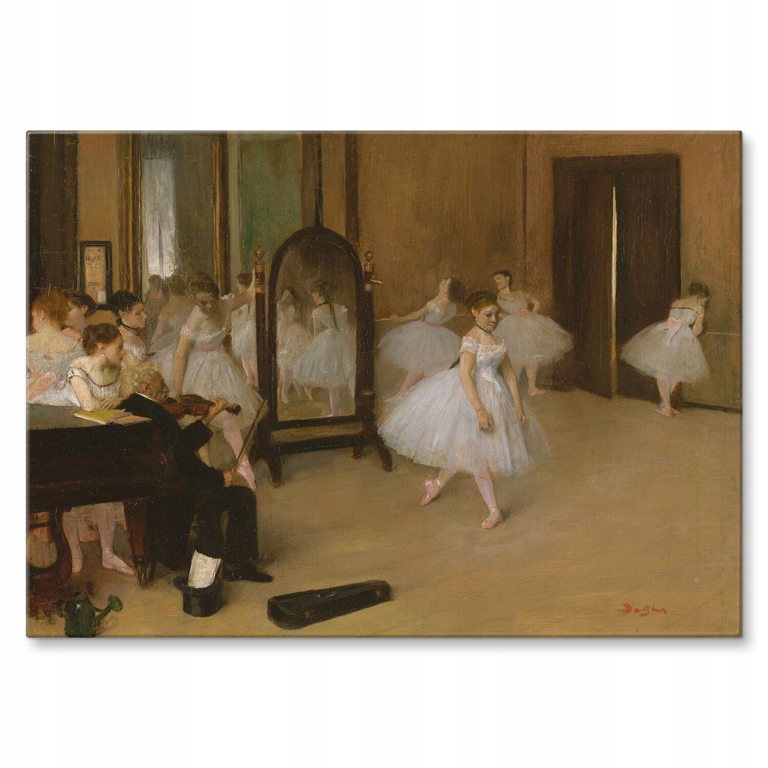 Kovový plakát Dancing Class Degas Dárek 22 x 31 cm