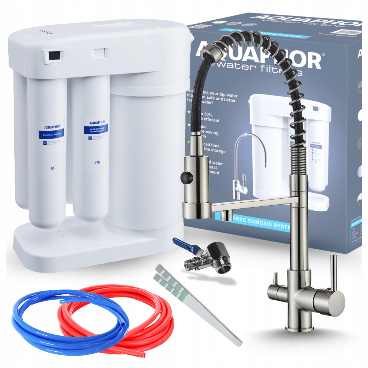 Systém Filtrace Vody Atest Pzh A Kuchyňská Baterie S Výsuvným Výtokem Ari