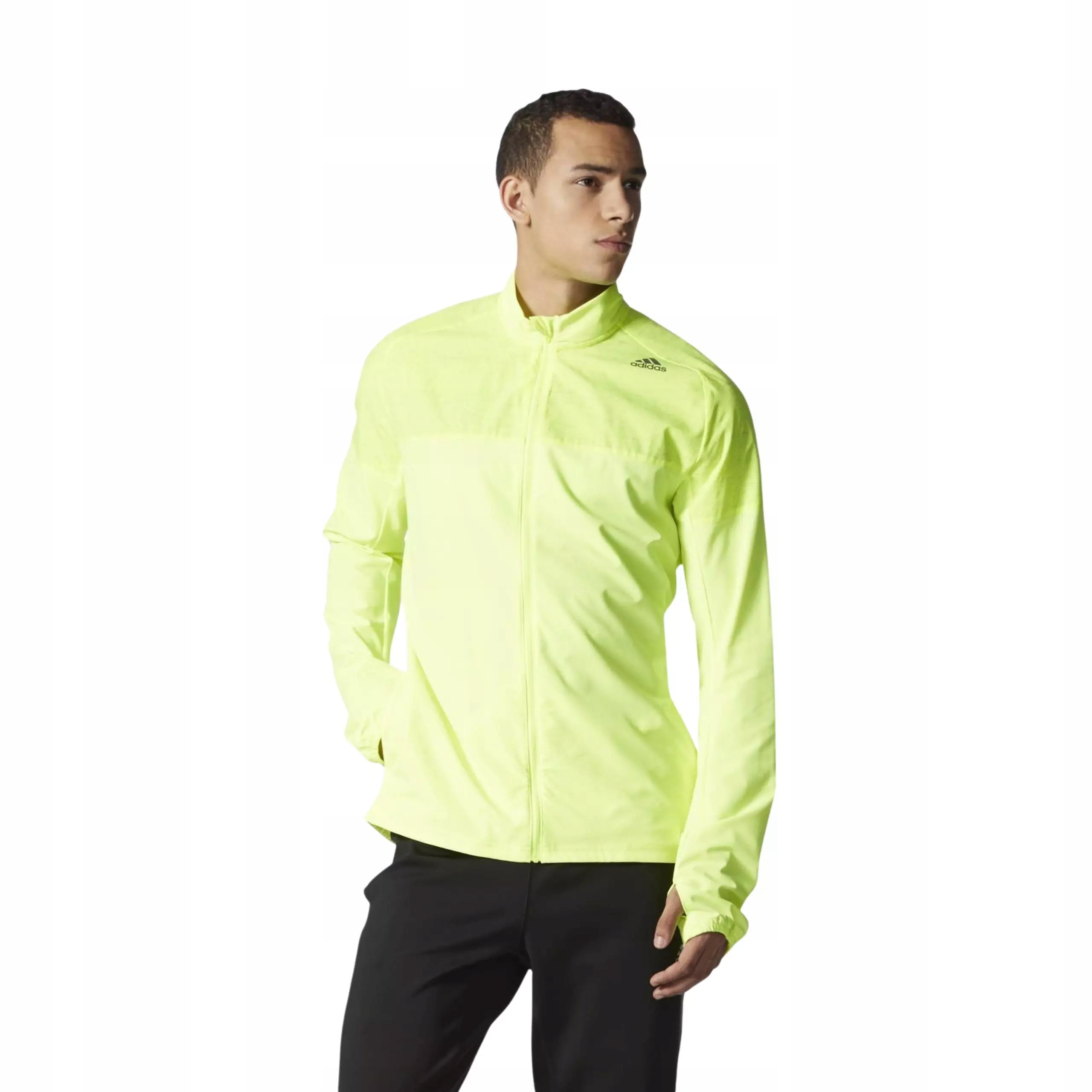 Męska Kurtka do biegania Adidas Supernova zielona M