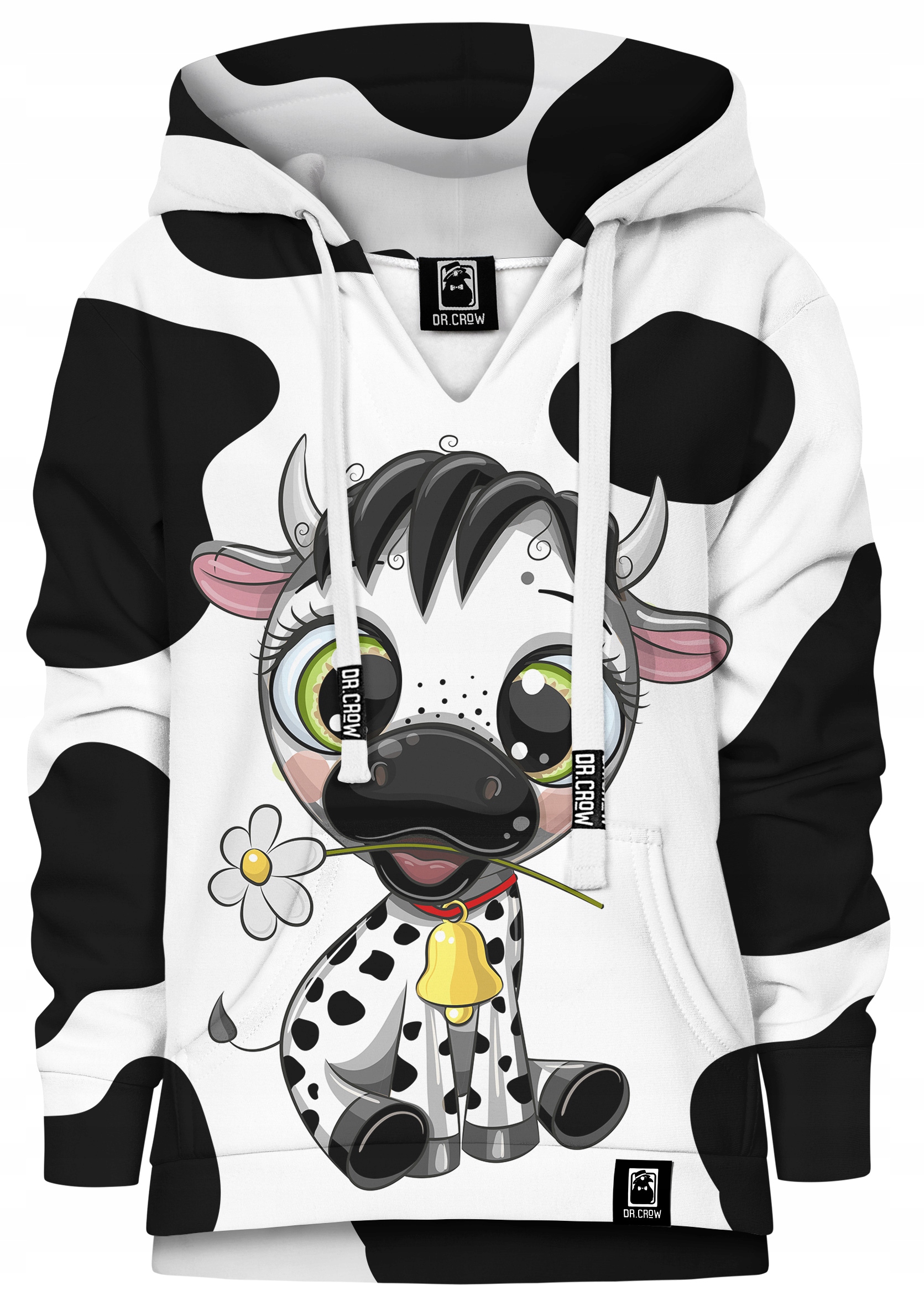 

Dziecięca Bluza Fullprint Dr.crow Cute Cow 152