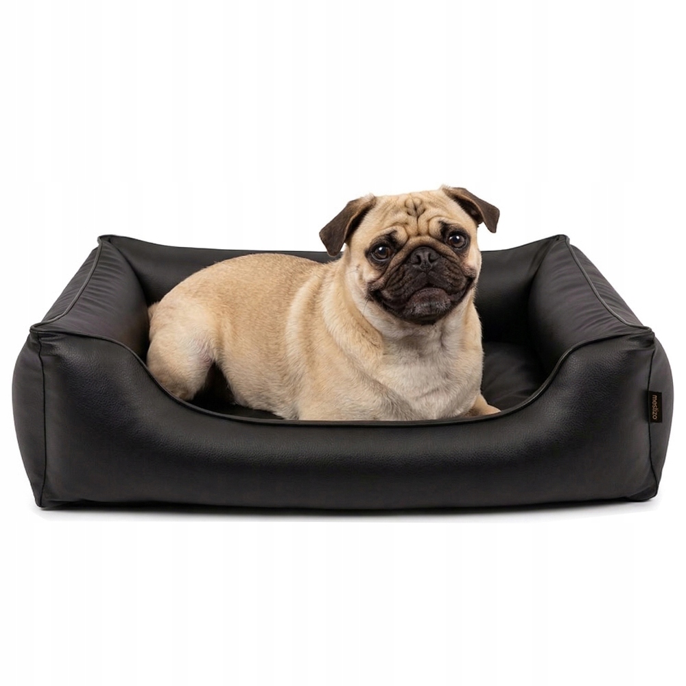 Wodoodporne Legowisko dla psa Ekoskóra Ortopedyczne 80x60 zamek pranie Pl