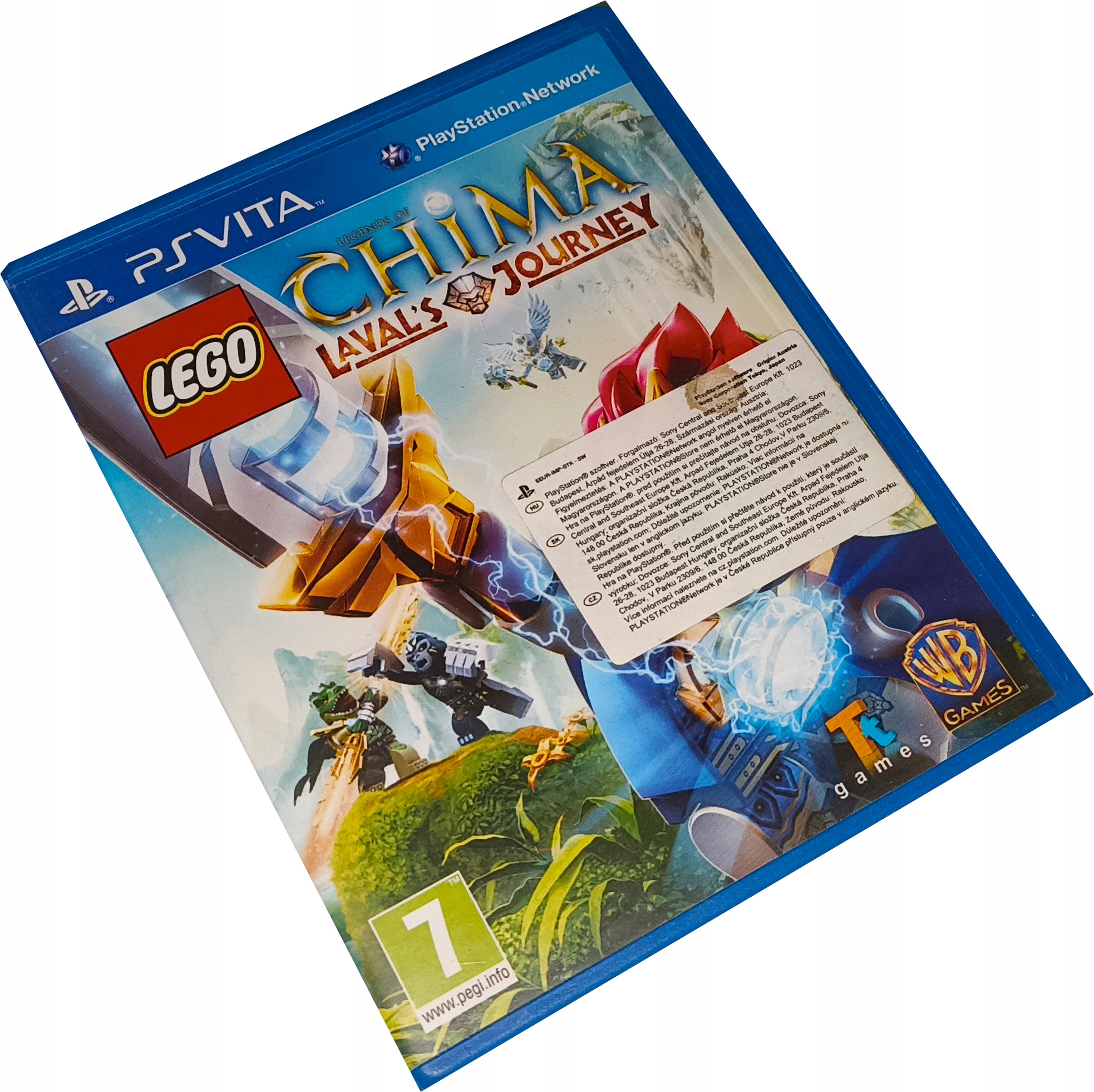 LEGO LEGENDS OF CHIMA: WYPRAWA LAVALA / UŻYWANA / PL / PS VITA
