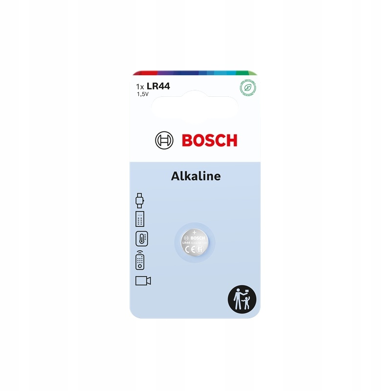 Bateria LR44, 357, AG13 1.5V alkaliczna 1 szt blister Bosch