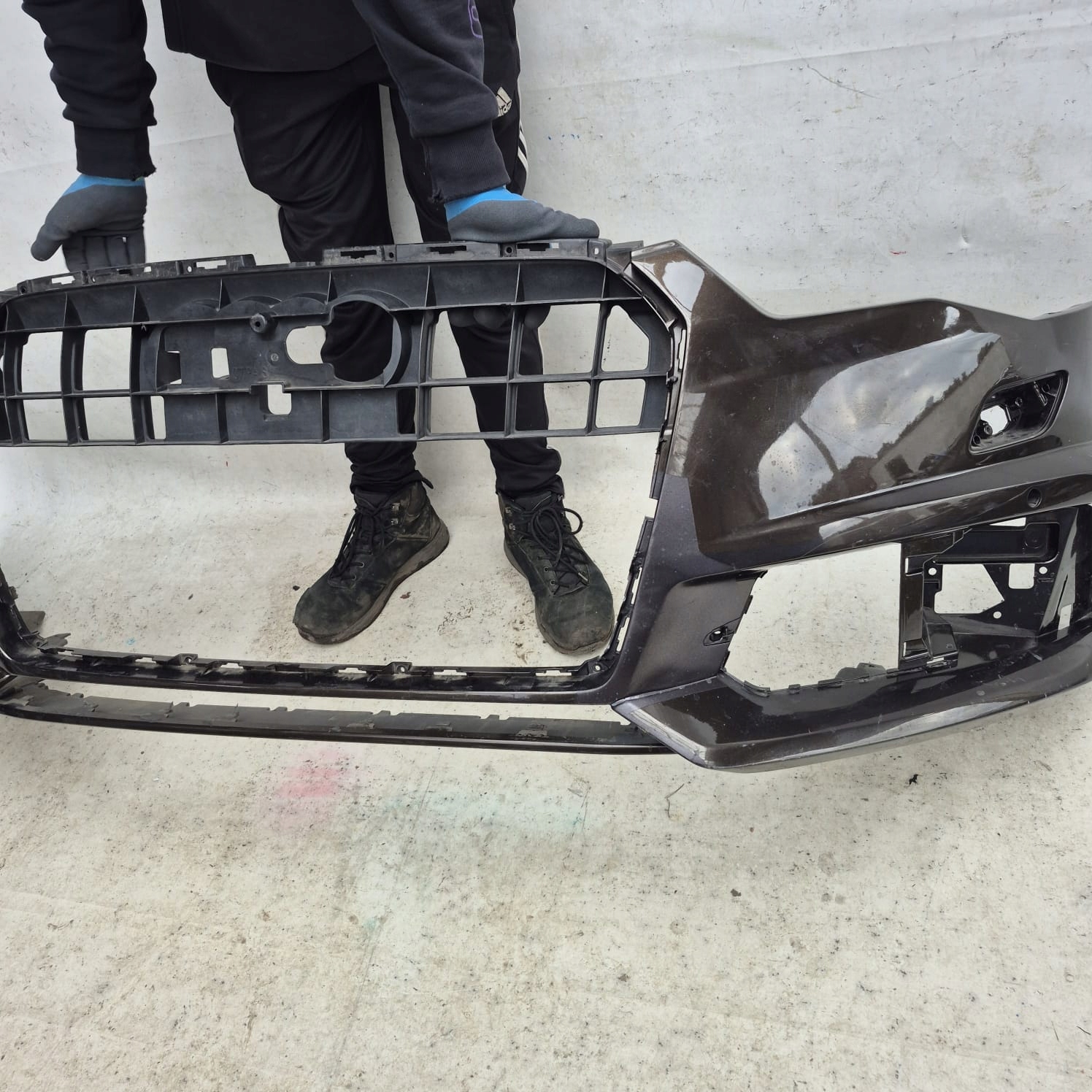 AUDI S6 C7 4G LIFT 14-18 bumper front front washer PDC