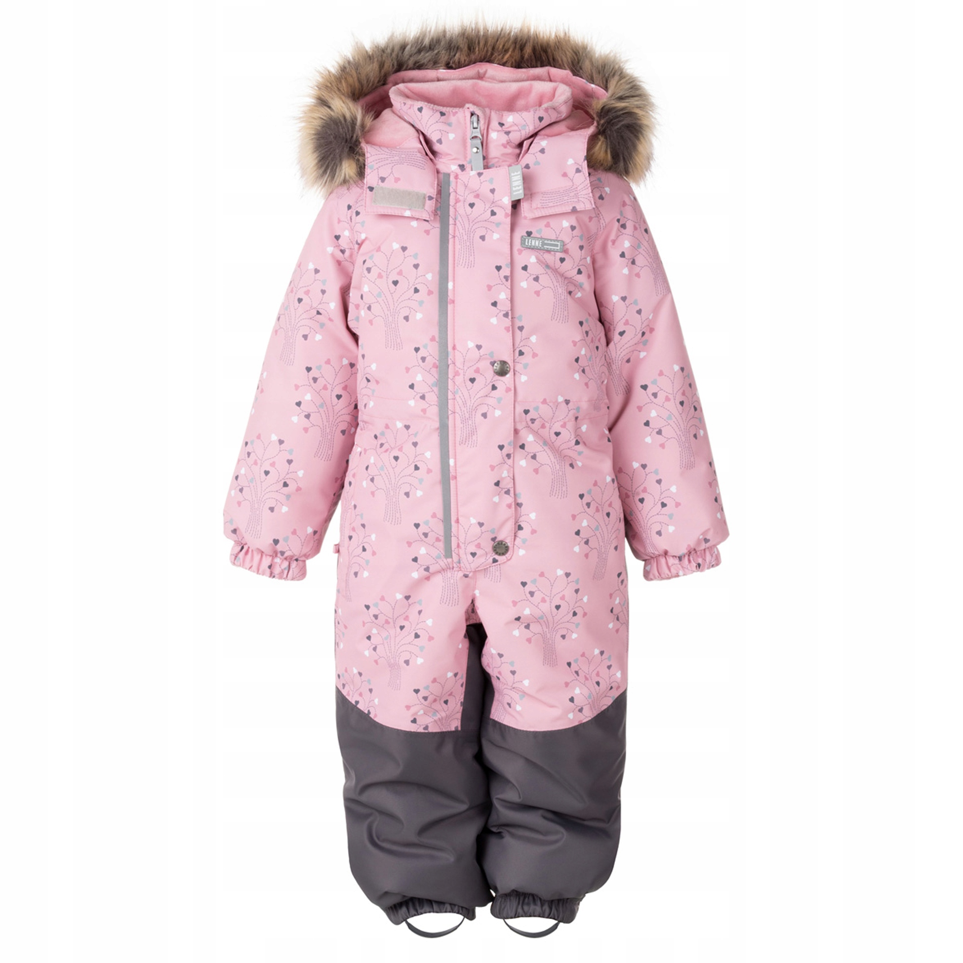 Kombinezon JULIET w kolorze jasnoróżowym z wzorem, r. 104 Wiek dziecka 4 lata +