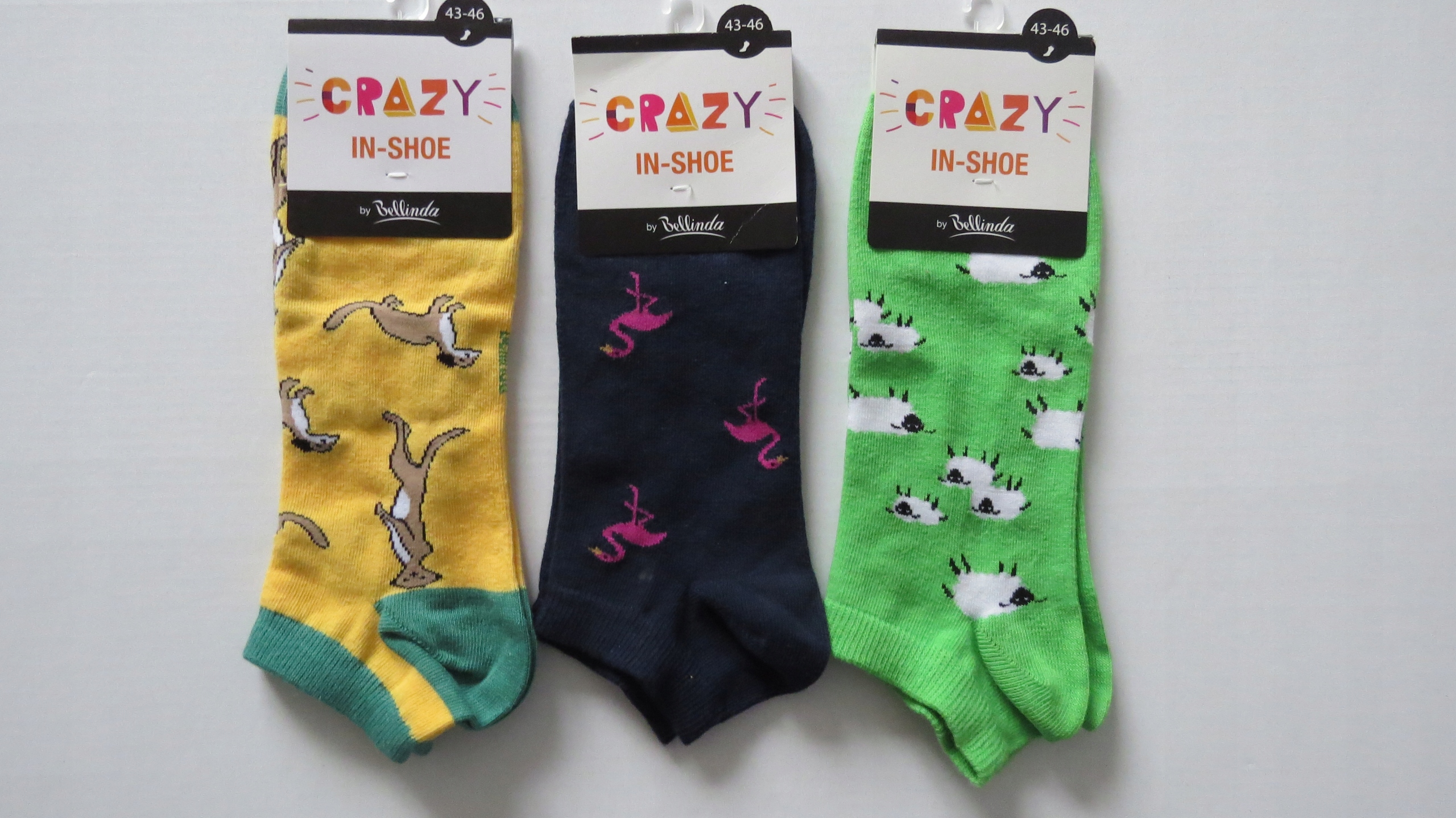 

3-PARY Crazy Socks Stopki Męskie Bellinda 35-38