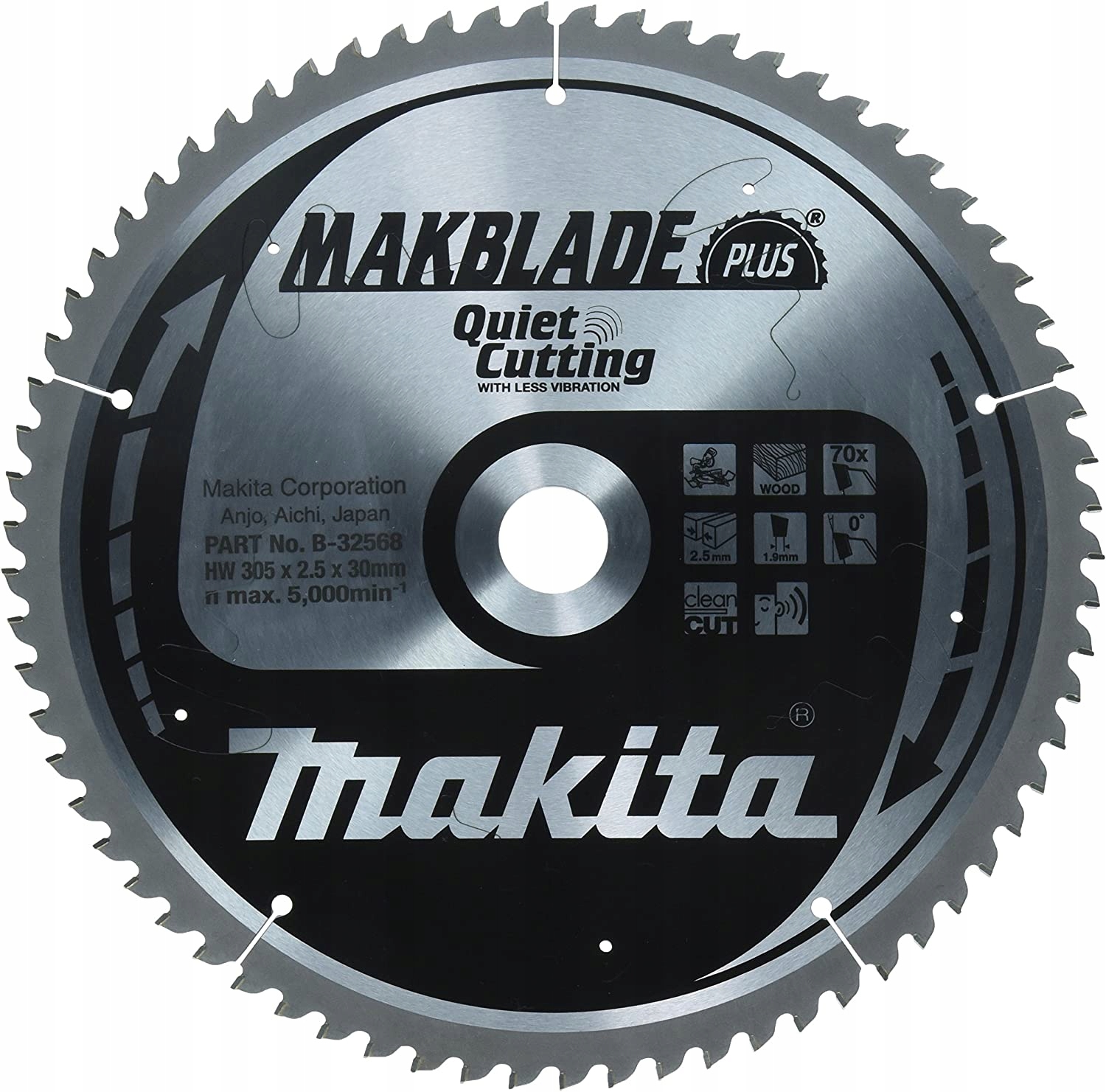 Makita Kotoučová Pila 305x30x 70z