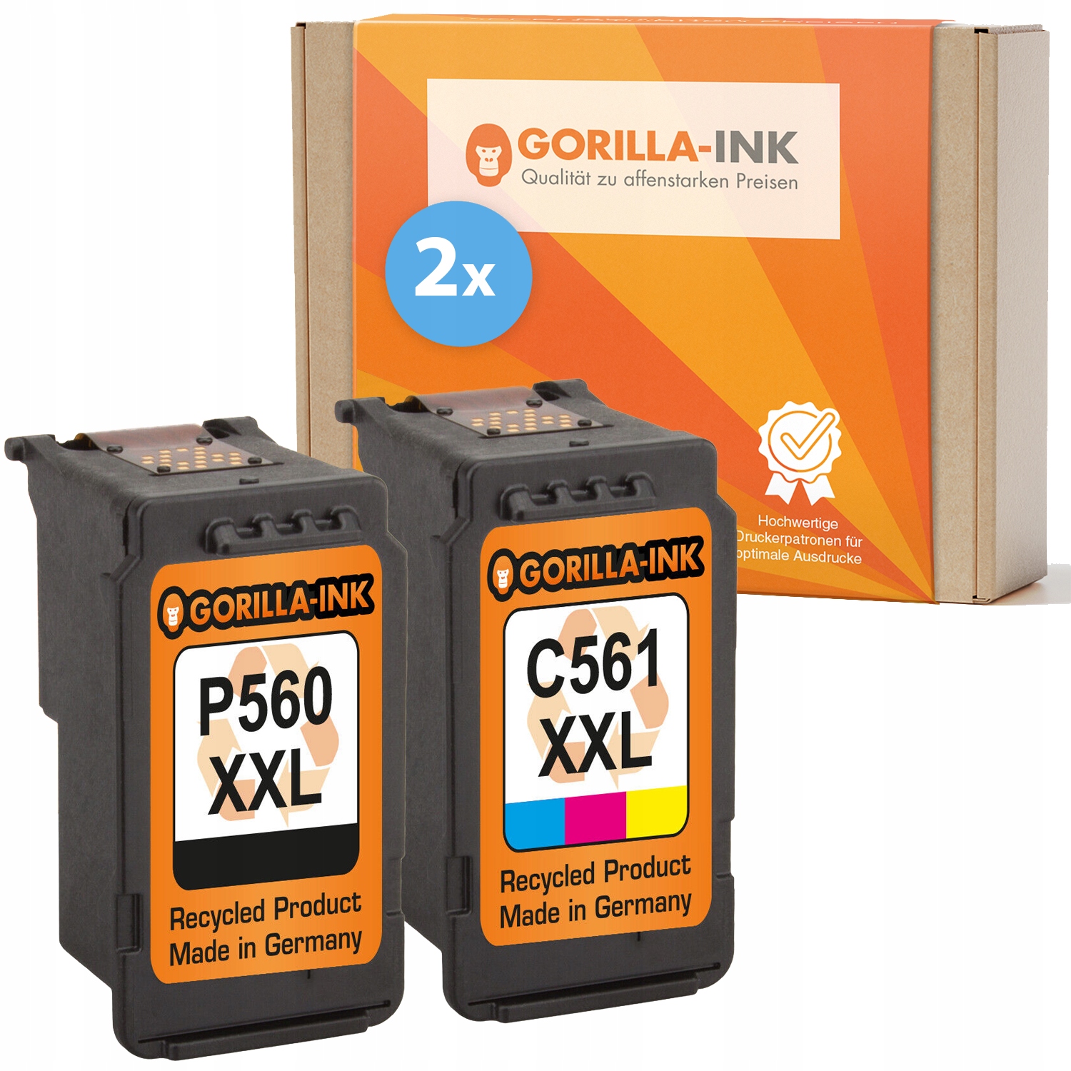 2x Tusz do CANON PG-560 + 561 XXL TS5350a TS5353a TS5351a TS7451a TS7450a