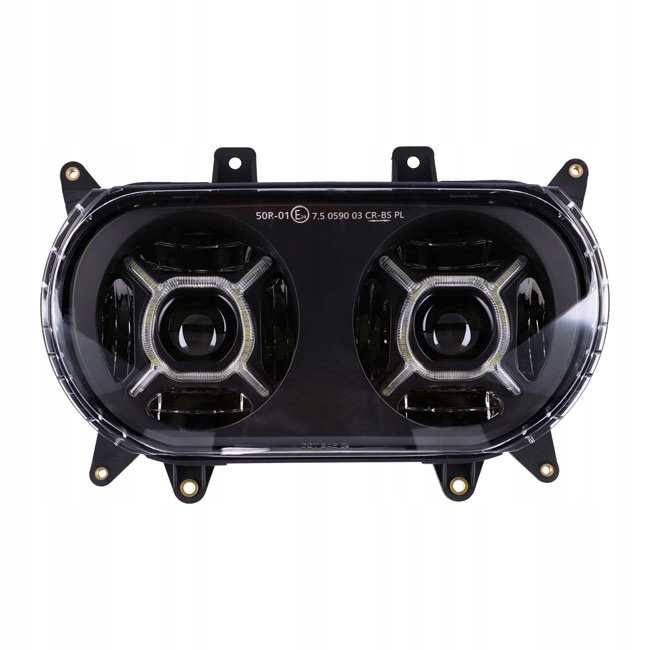 Predný Led reflektor s homologáciou Harley Davidson Road Glide 15-24