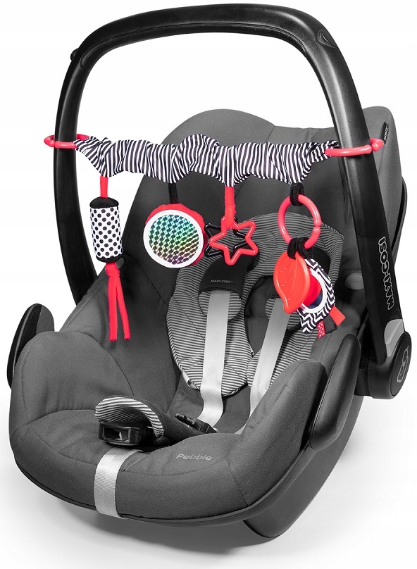 CANPOL ZAWIESZKA DO WÓZKA FOTELIKA NOSIDEŁKA ZABAWKA KONTRASTOWA Wiek dziecka 0 +