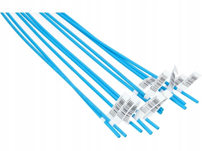 Rurka, rurki termokurczliwa 6mm x 1m 2:1 Niebieska10szt