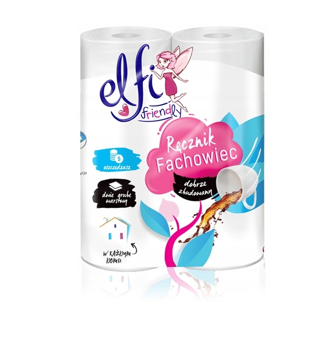 

Ręcznik papierowy czyściowo Elfi Fachowiec 2 rolki