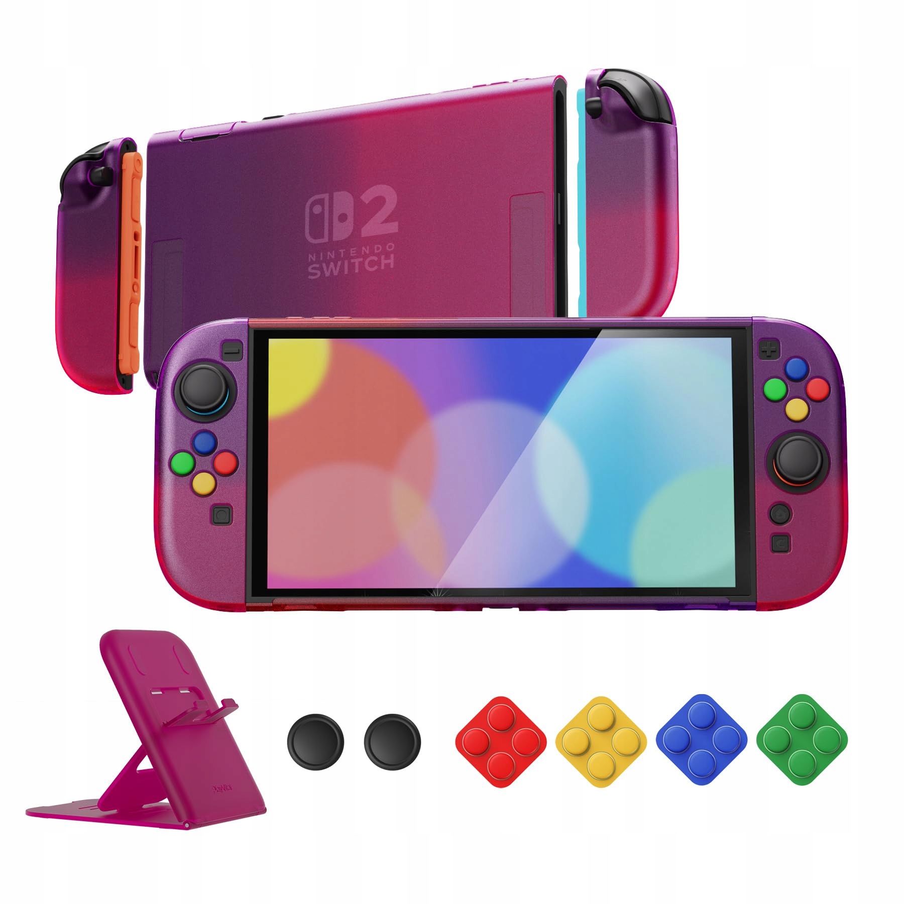 PlayVital Etui do Switch 2 z Grip JoyconZestaw Ochronny do Switch 2