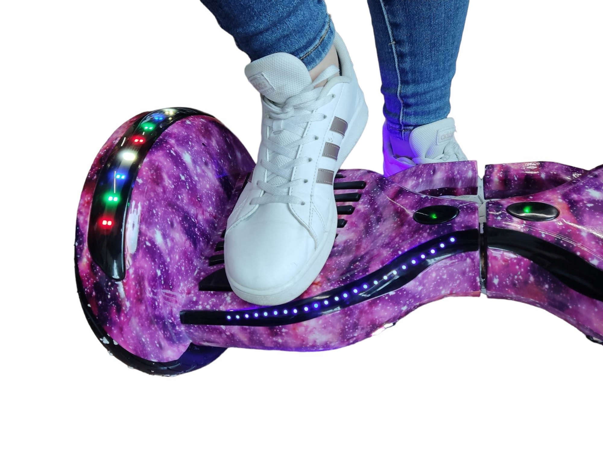 Электрический скейтборд Hoverboard BT 11 внедорожная модель GALAXY Pink