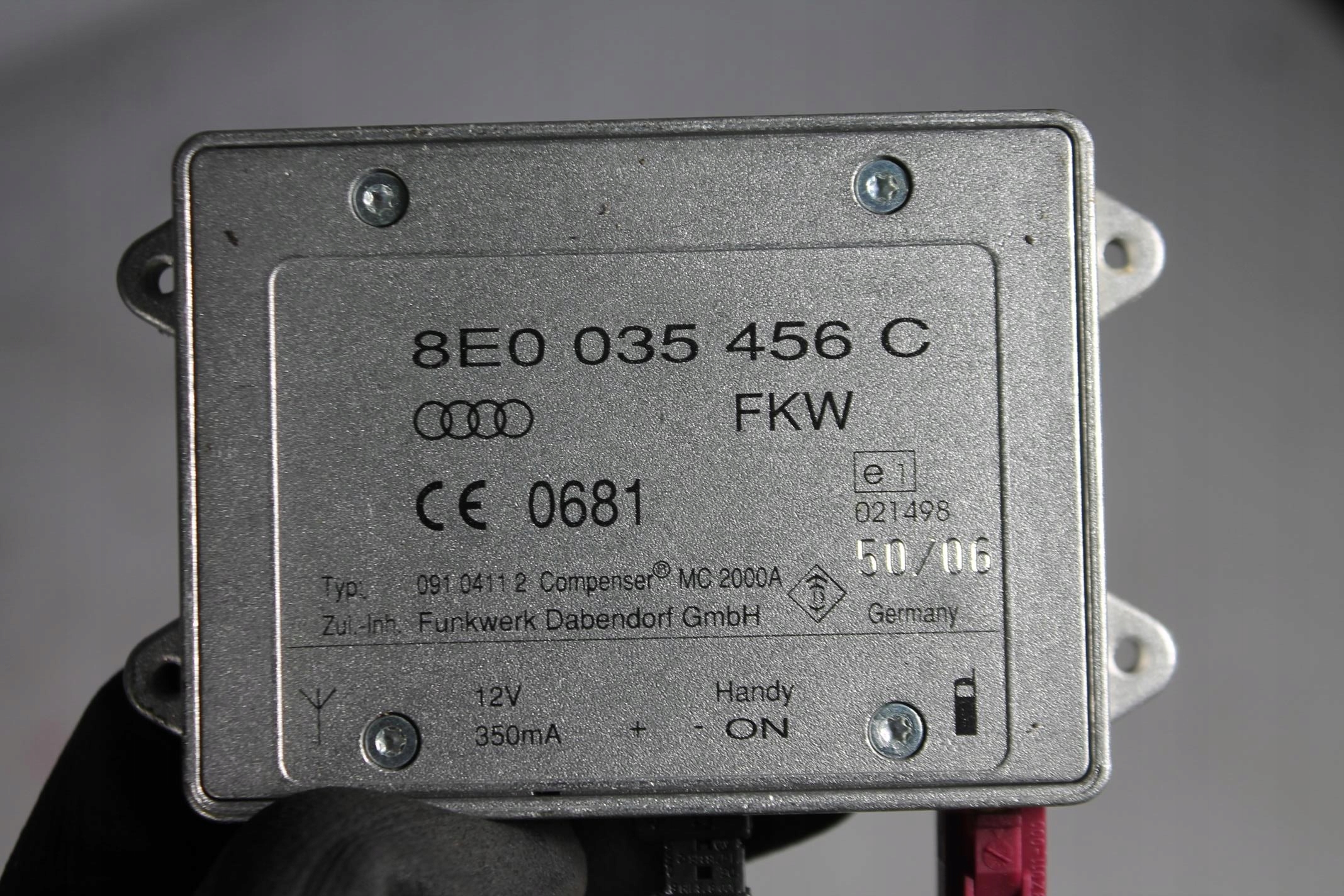 antenna amplifier 8E0035456C AUDI A6 C6