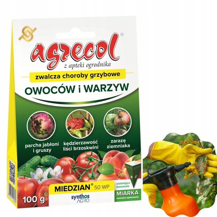 

Agrecol Miedzian 50WP choroby grzybowe parch 100g