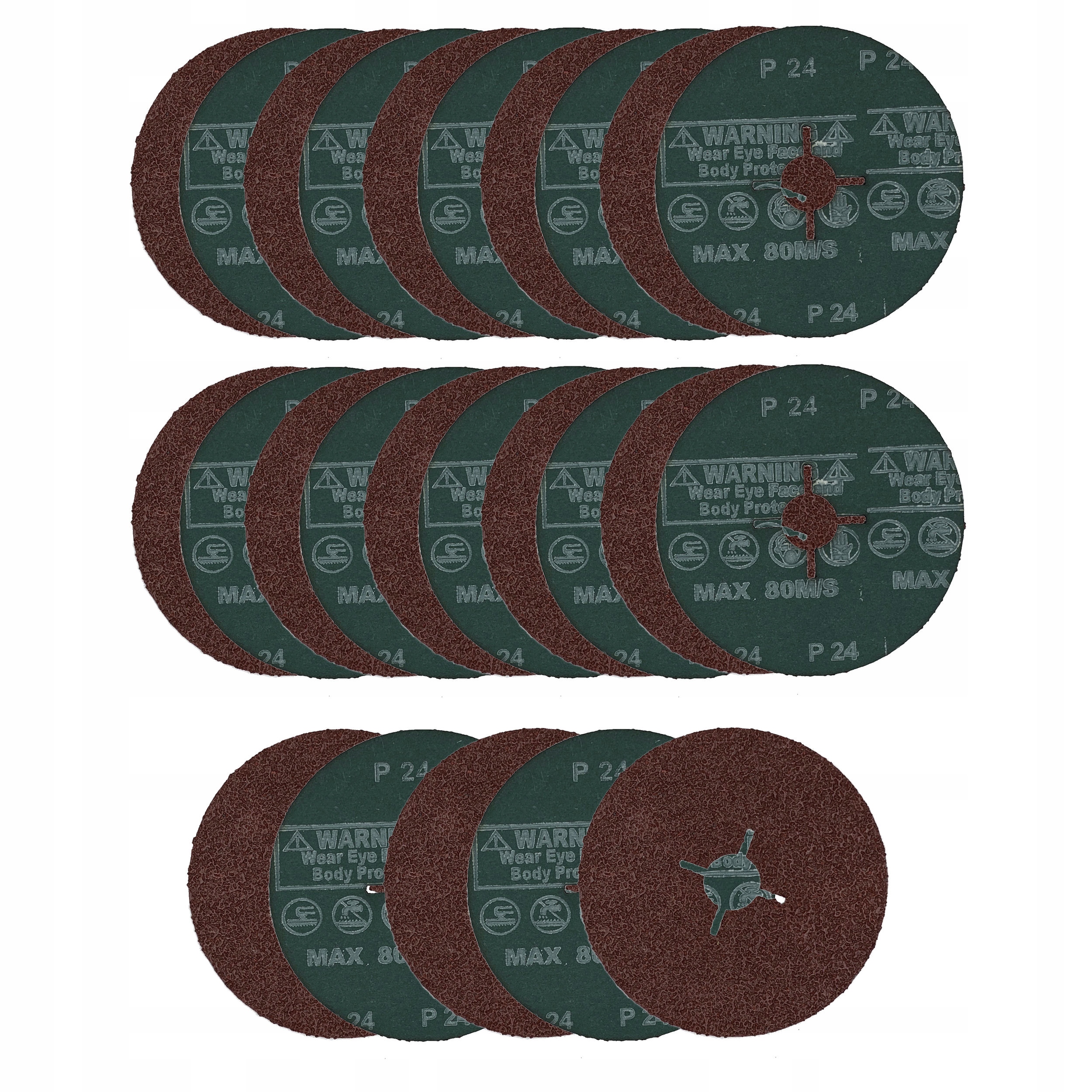 

Papier Ścierny Krążki Fibrowe 125mm P24 x 25 szt