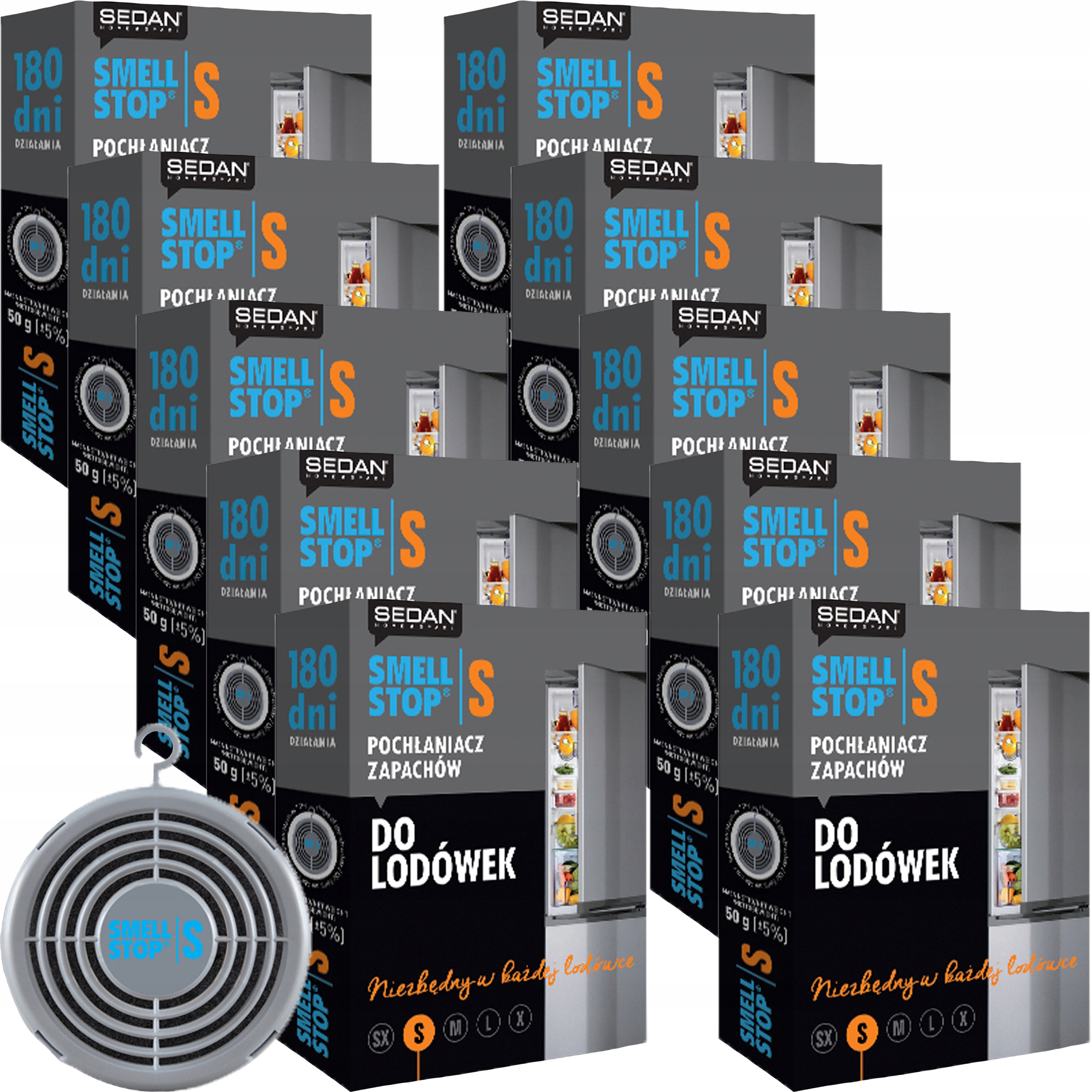 Levně 10 x Pohlcovač Pachů Do Ledniček Chladničky Aktivní Uhlí Smell Stop