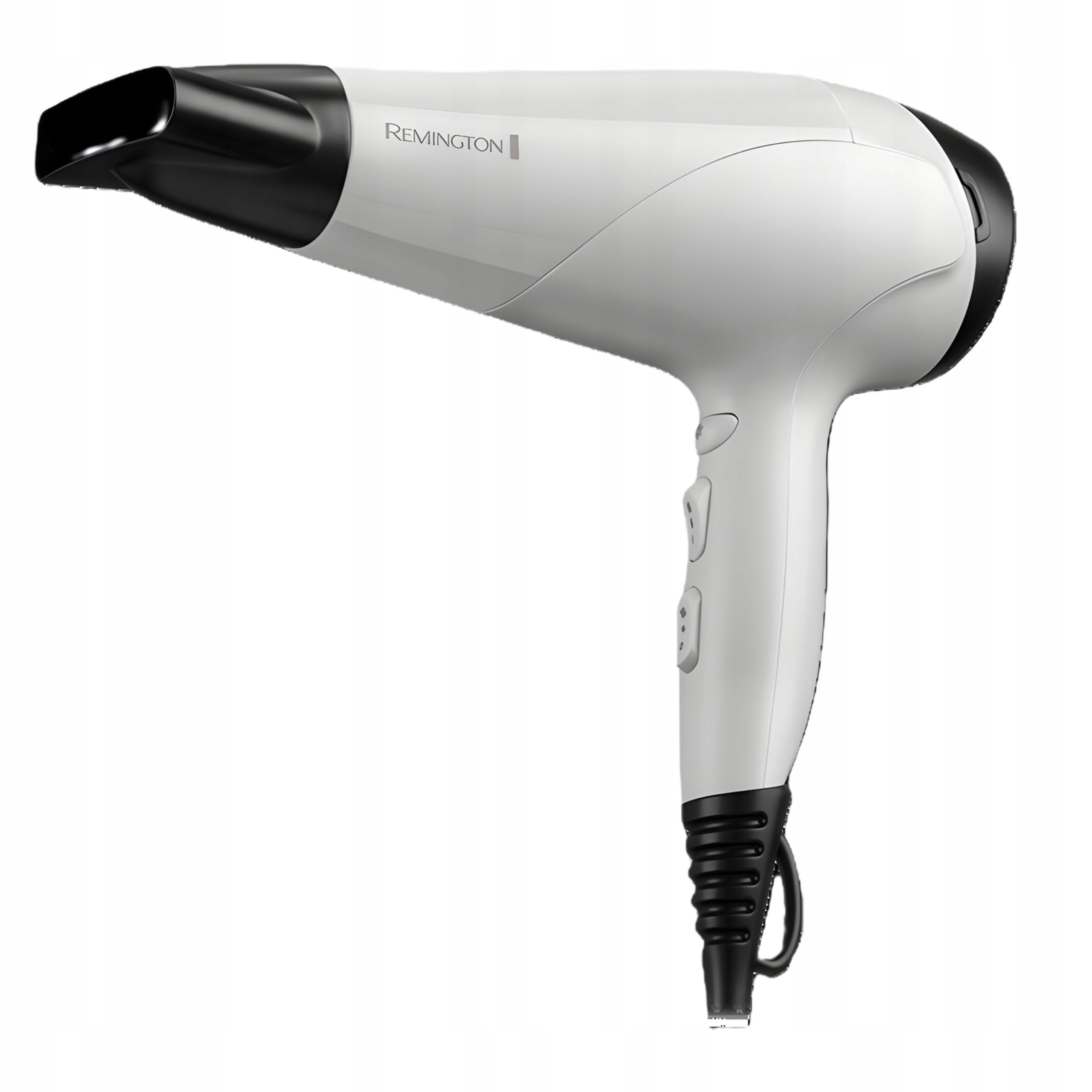 Włosy bez puszenia Remington Biała Suszarka do włosów z jonizacją ,zimny