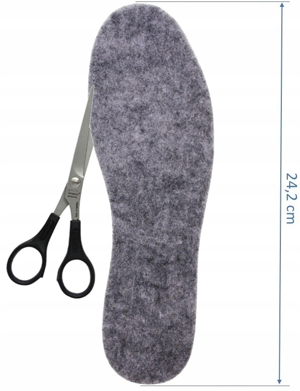 WKŁADKI DO BUTÓW FILCOWE GRUBY FILC 6 mm r. 37 x10 Cechy dodatkowe ocieplające