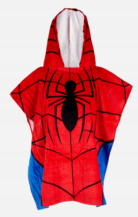 PONCZO KĄPIELOWE Z KAPTUREM DLA DZIECI WE WZORY POPULARNYCH 60 x 120 cm EAN (GTIN) 4055334191524