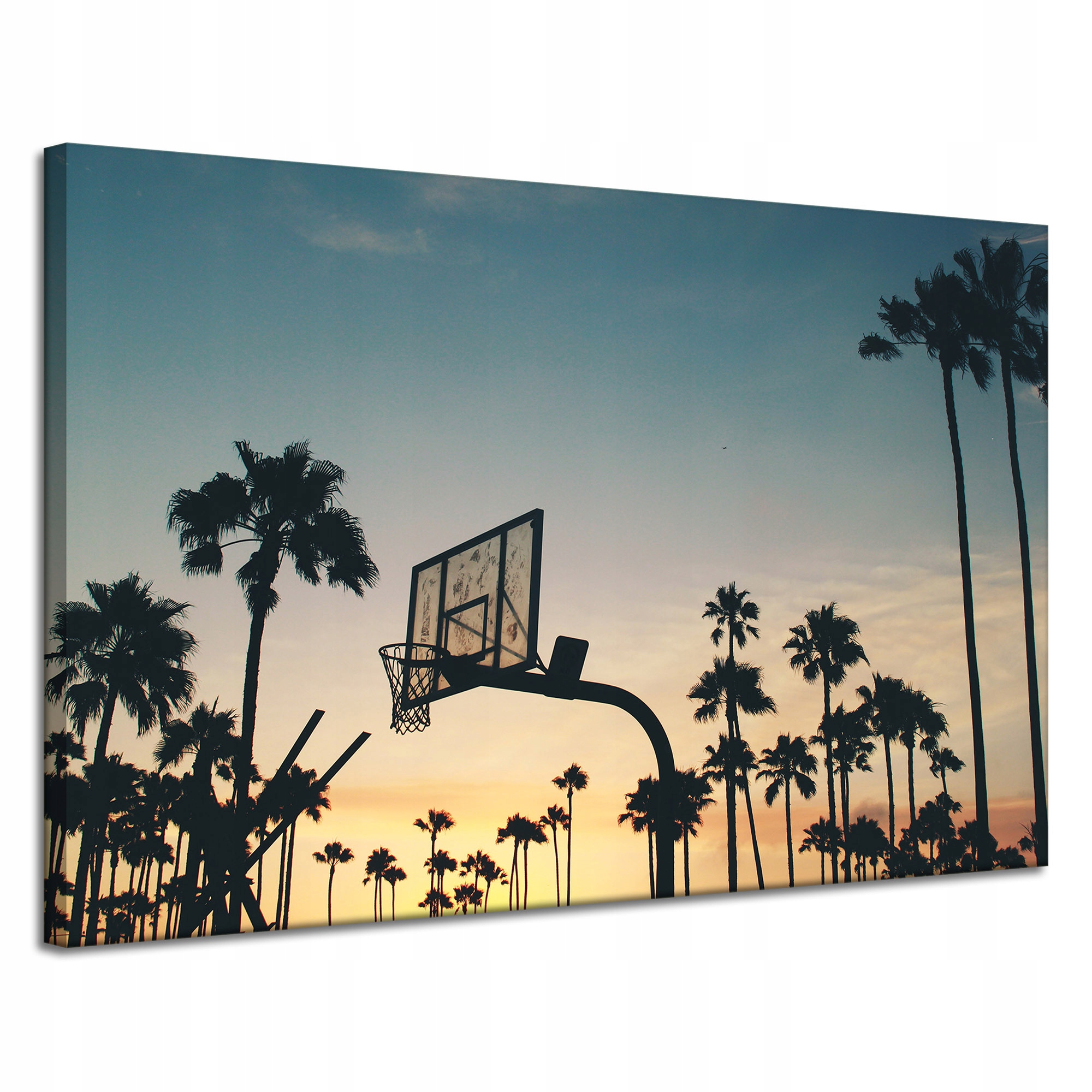Obraz na plátně Pro Mládež Basketbal Sport Západ Slunce 120x80