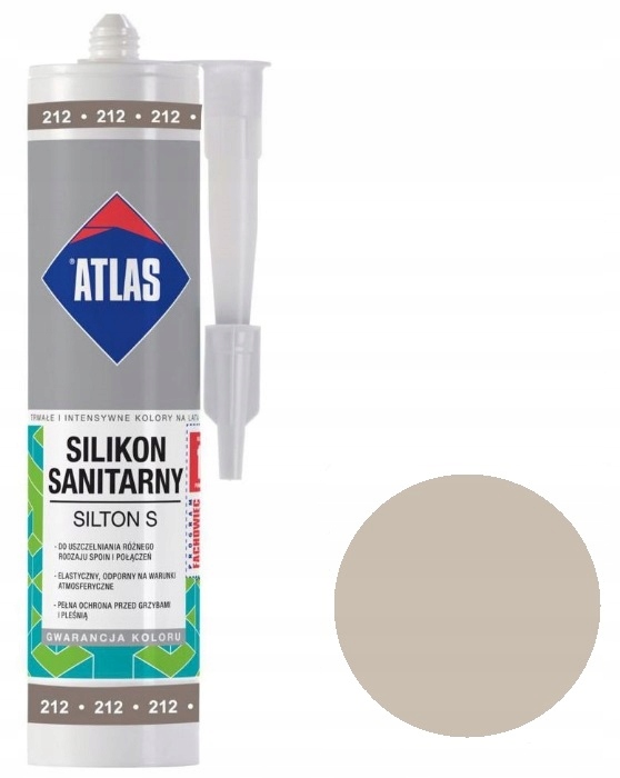 

Atlas Silikon Silton S 280ml 212 Szarobrązowy