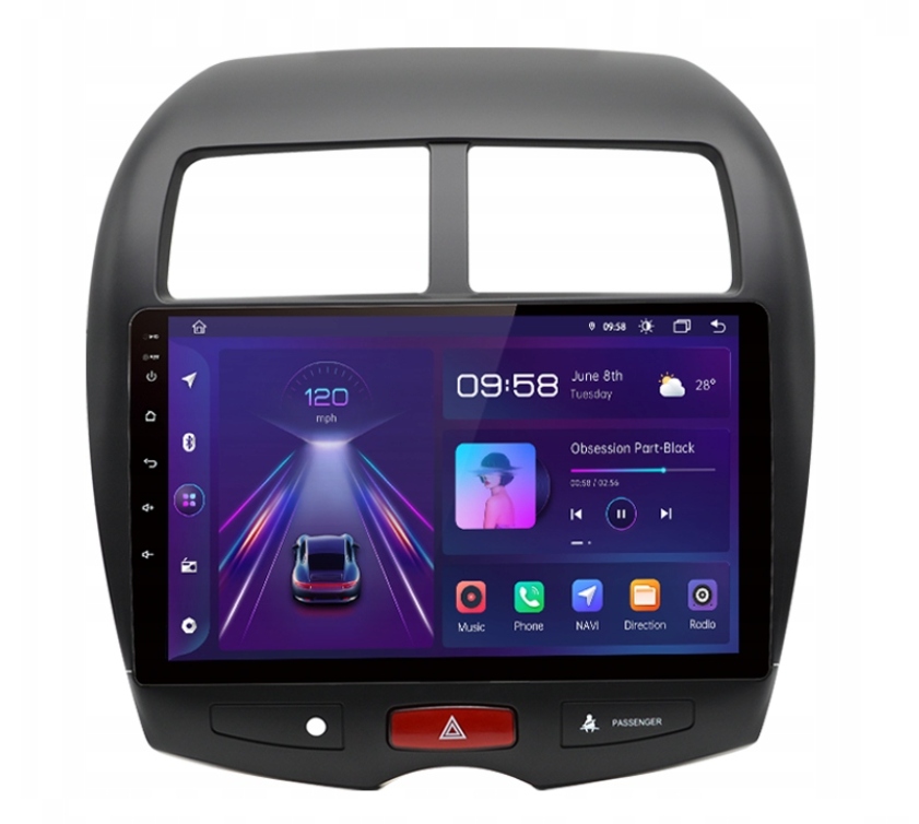 Радио навигация Mitsubishi ASX 2010-2016 Android