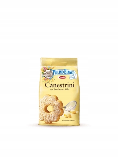 Levně 4x Mulino Bianco Canestrini sušenky s moučkovým cukrem 200 g