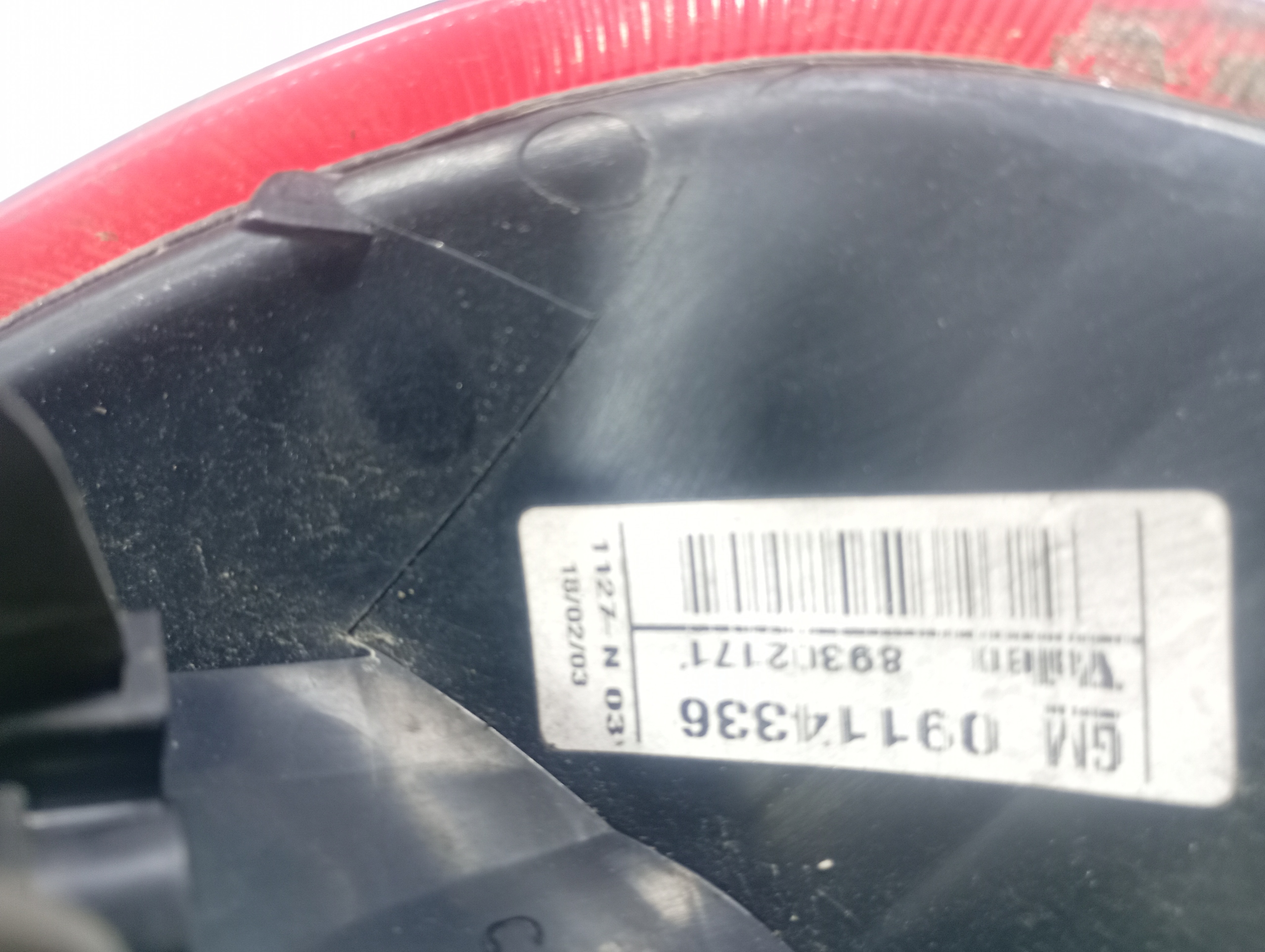Opel Corsa C 00-06 light left rear rear part OE GM09114336