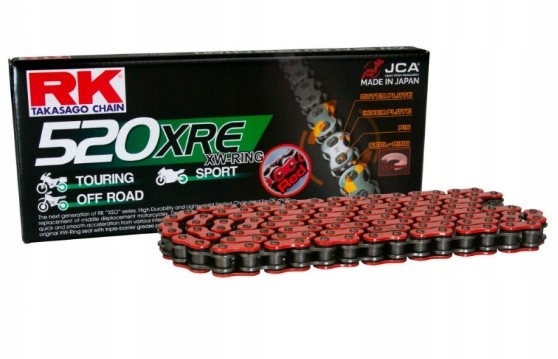 Rk Hnacia Reťaz RR520XRE-120 (xw-ring) S Uzáverom (clf) V Balení Farba C