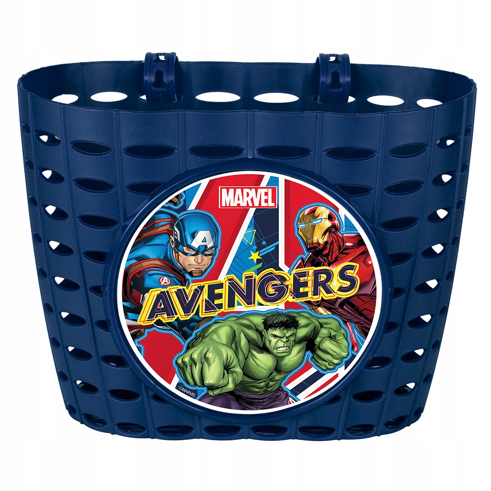 Dzwonek 6 cm koszyk rowerowy do kierownicy AVENGERS Grogu Baby Yoda Marka Seven