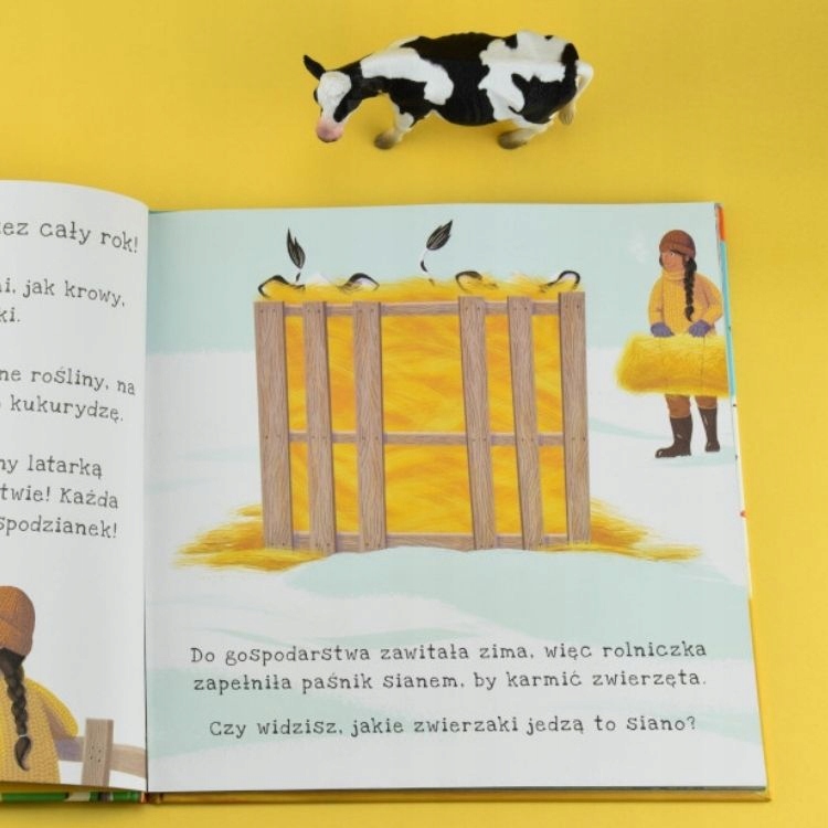 APIPAPI książka edukacyjna Na farmie Podświetl i Odkryj Bohater Inny