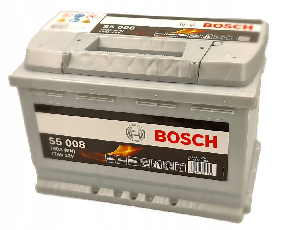АККУМУЛЯТОР BOSCH SILVER S57ah80a 77 AH !