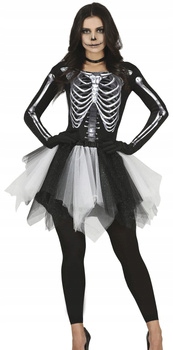 šaty s kostlivec a balerínkou, velikost L