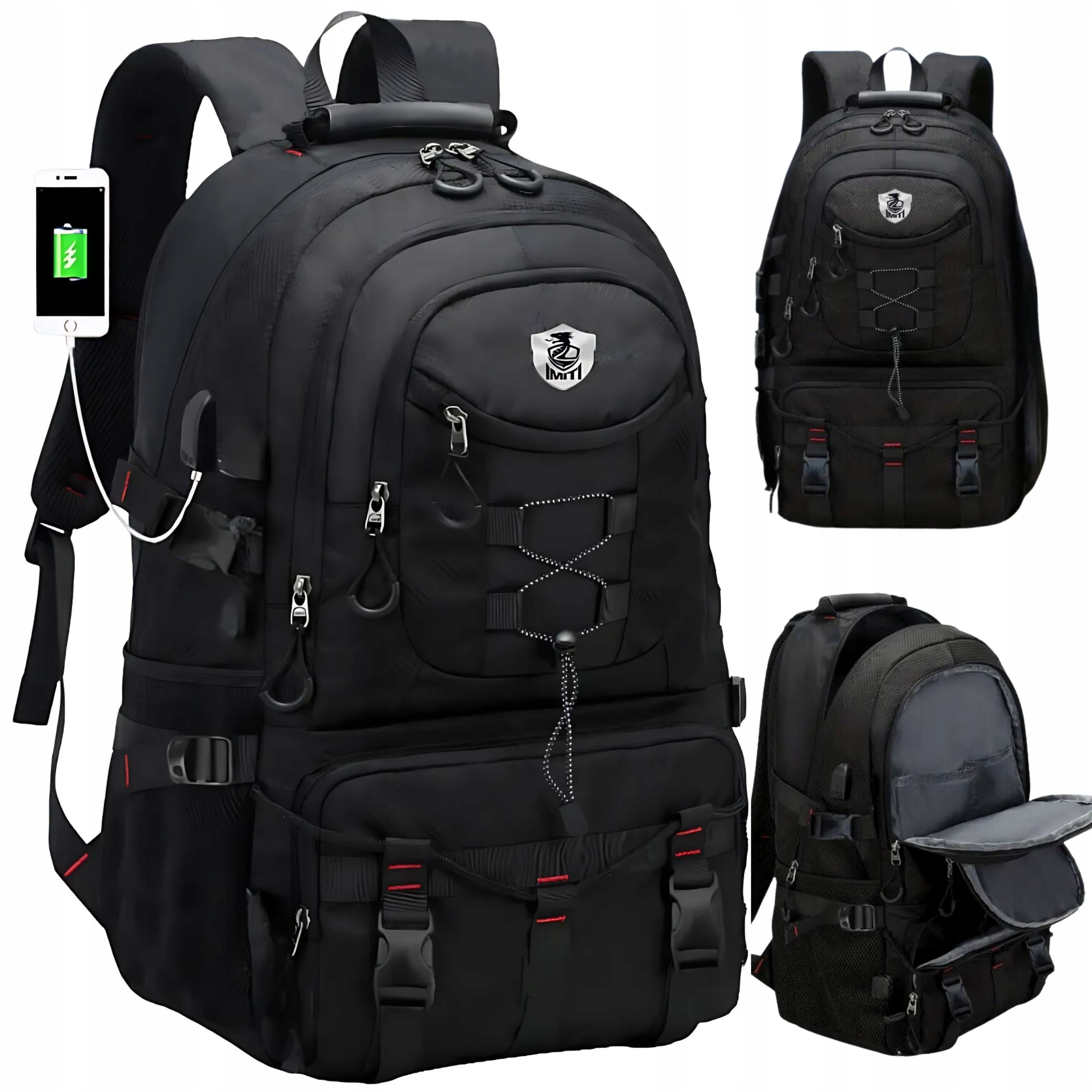 Batoh Pro Mládež Na Notebook Voděodolný, Objemný Pro Práci 40 L