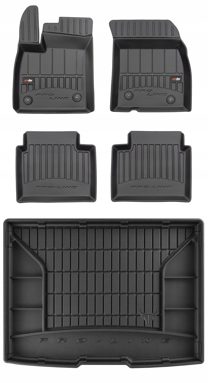 Set 3D Koberce a rohože Ford Focus Mk4 Hatchback od roku 2018