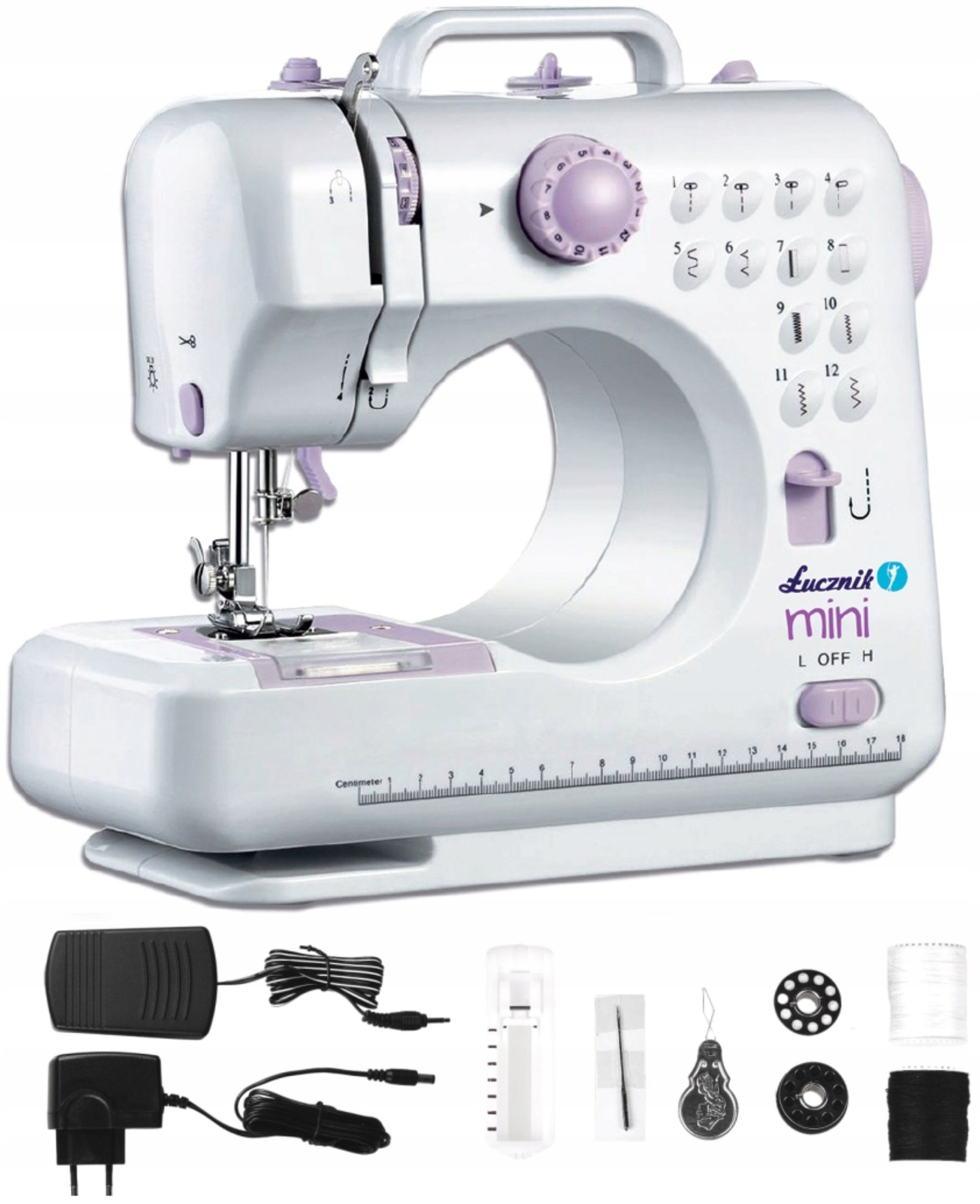 Maszyna do szycia domowa mechaniczna łatwa dla dzieci Łucznik Mini
