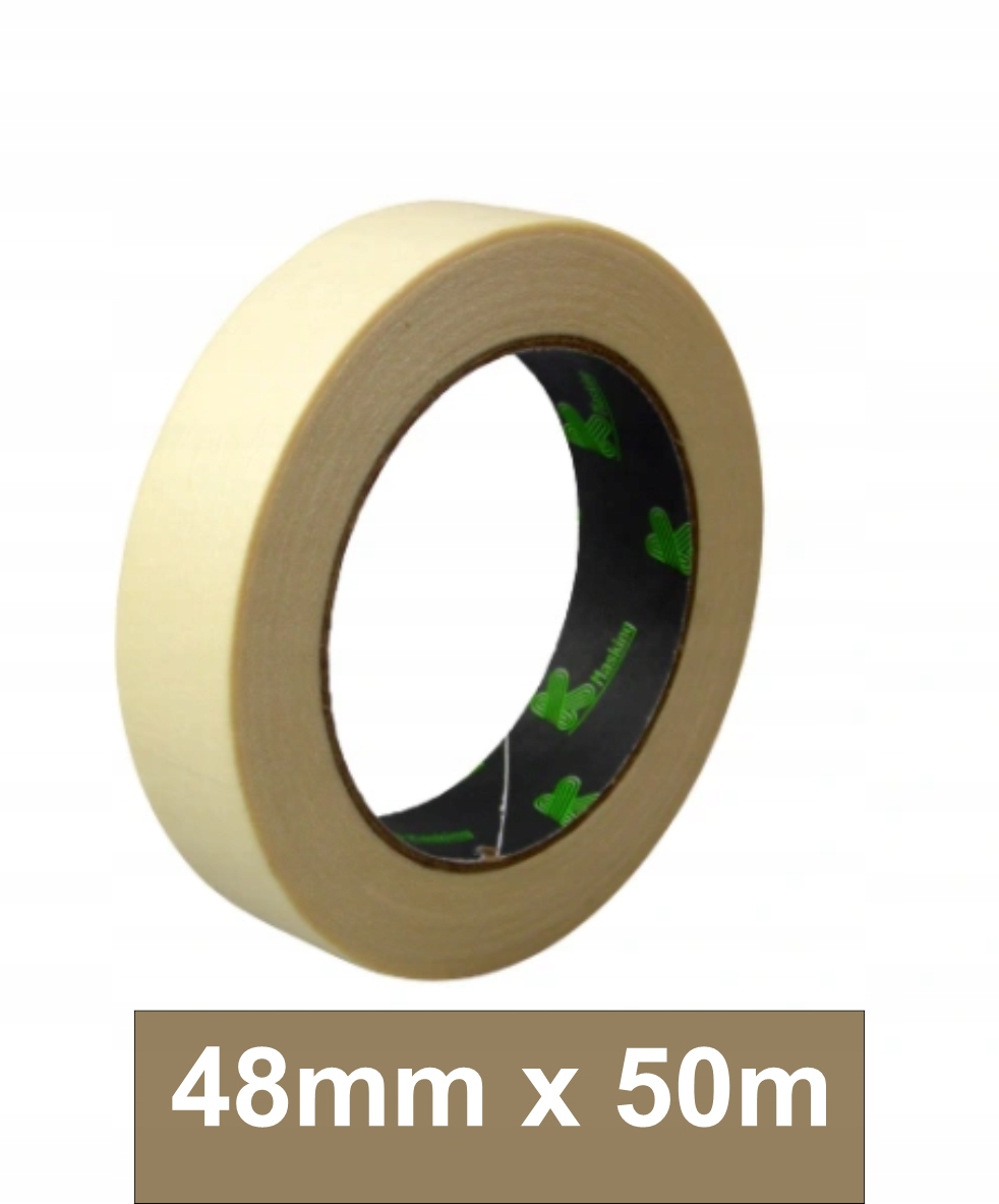 

Taśma Maskująca 80°C Kremowa 48mm KMasking