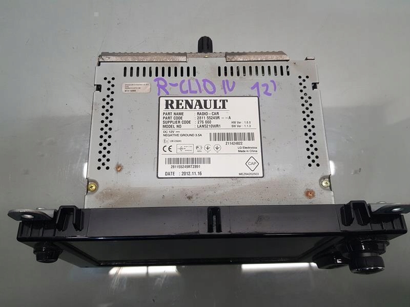 RADIO NAWIGACJA RENAULT CLIO IV 281155249R Producent części Renault OE