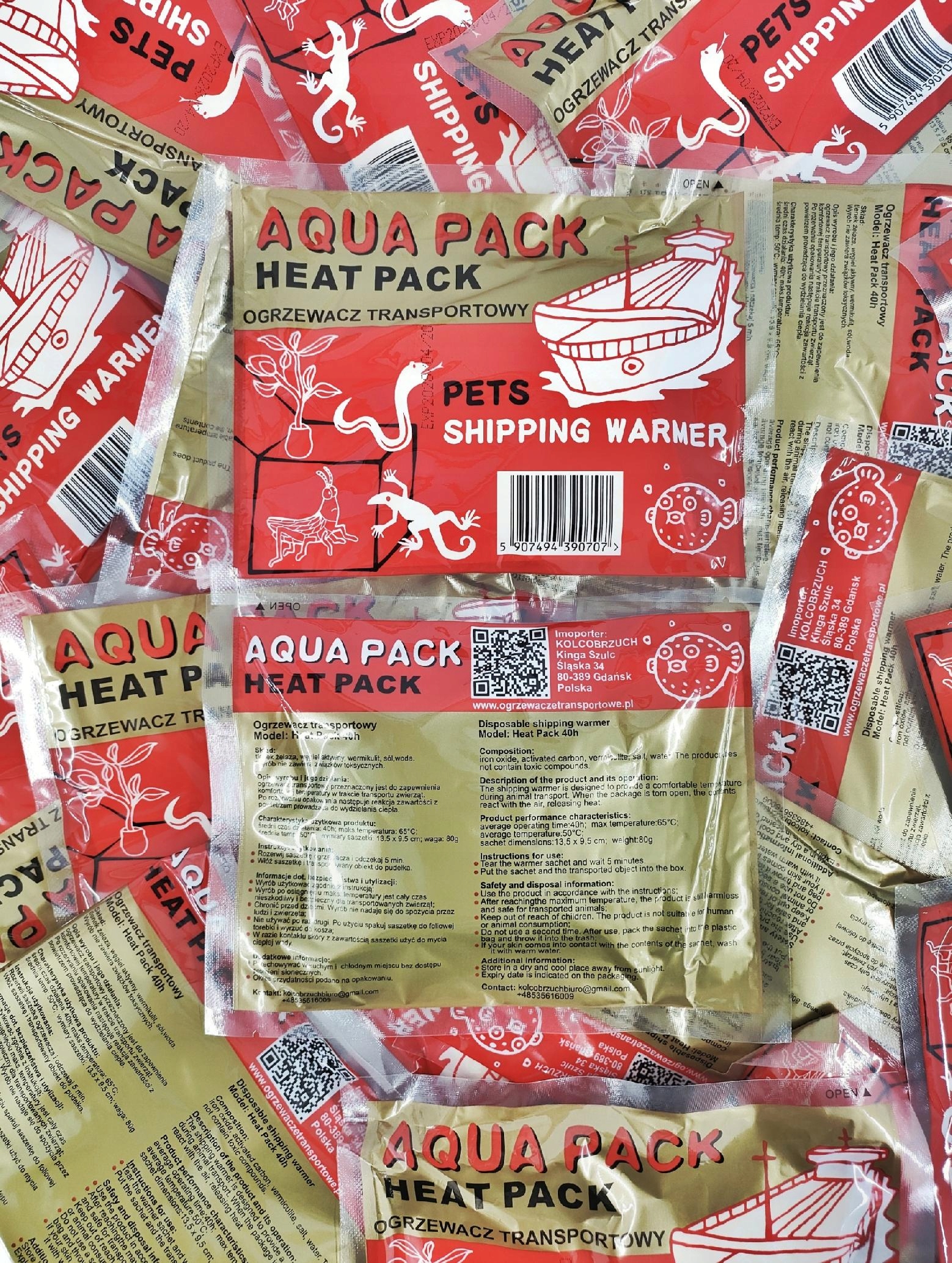 Levně Heat Pack – Balíček 50 Kusů ohřívacích vložek pro přepravu Rostlin A Zvířat