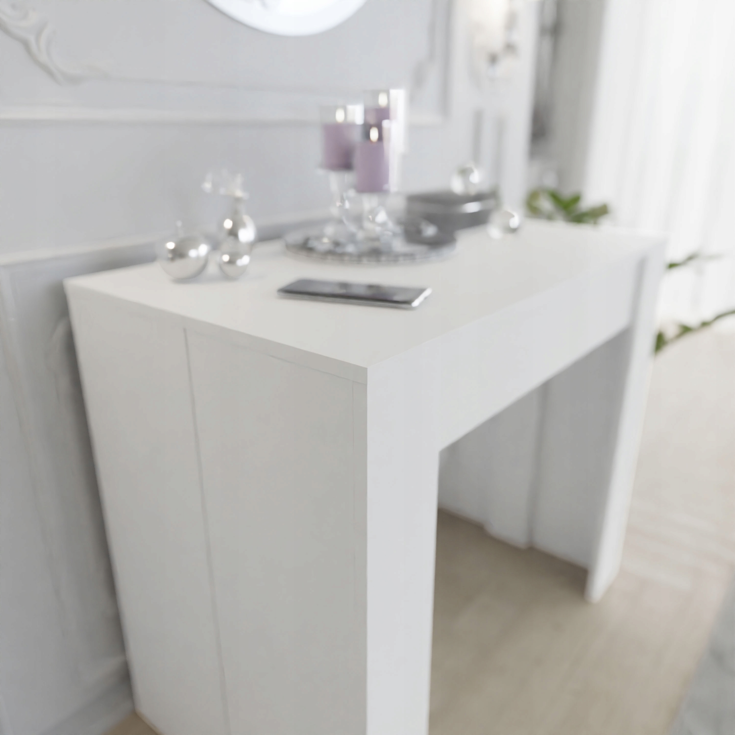 Stół rozkładany konsola FUERRO 237 cm biały mat Kod producenta CAL00672