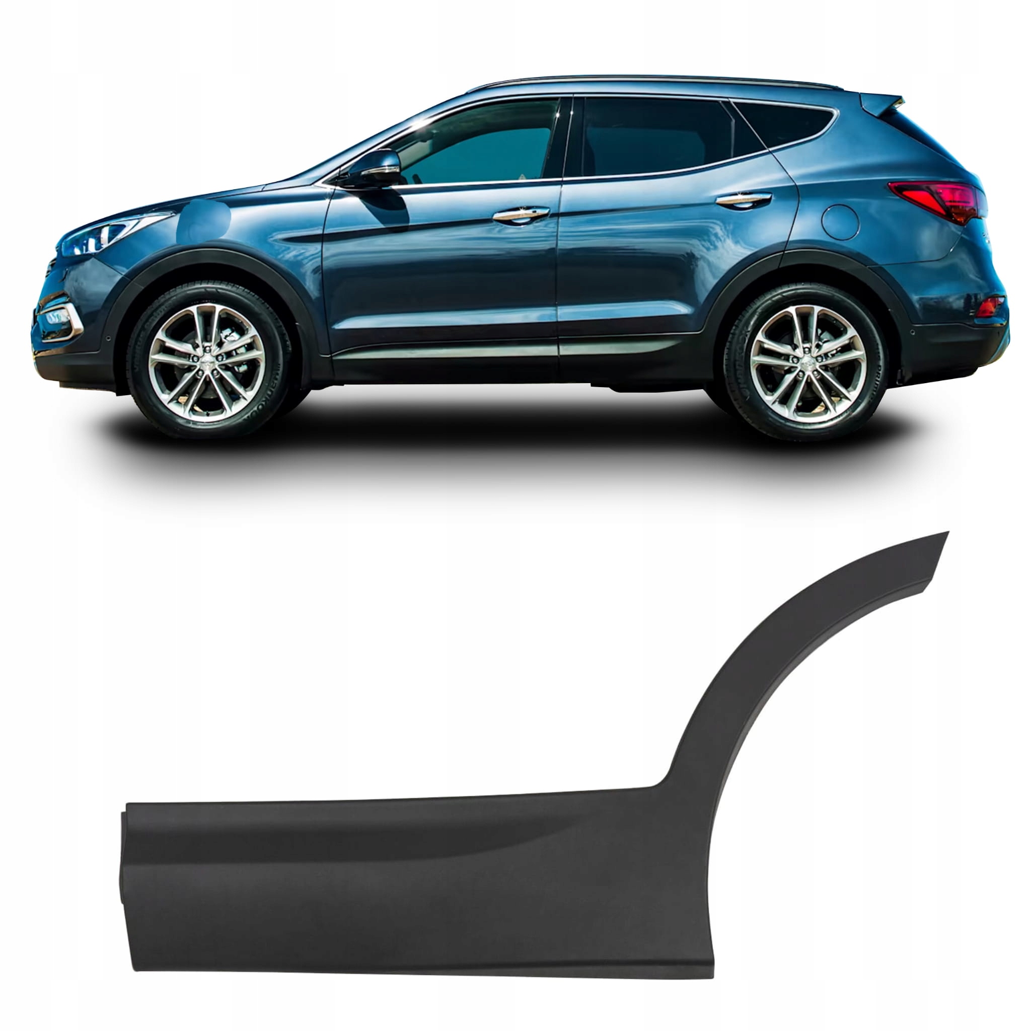 HYUNDAI SANTA ФЕ III 2012-18 НАКЛАДКА ДВЕРІ ЛІВА ЗАД.