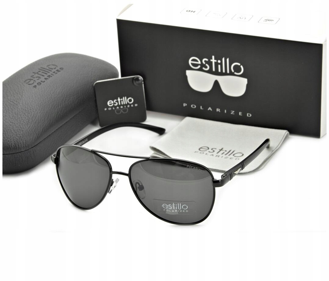 Sluneční brýle Pilotky Polarizační Uv značky Estillo Bonus