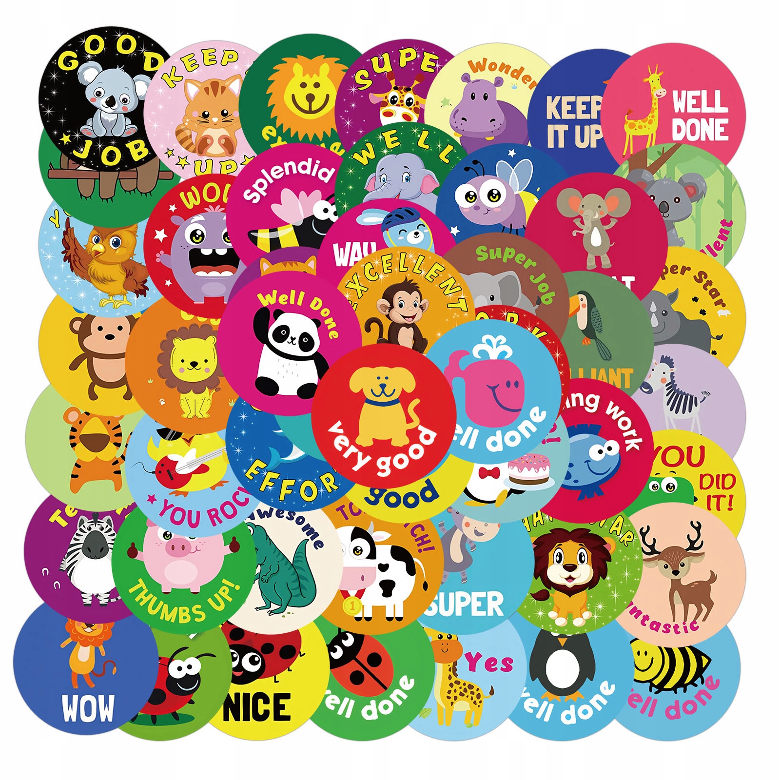 

Wlepy Sticker Bomb Naklejki MIX Nagrody 50szt