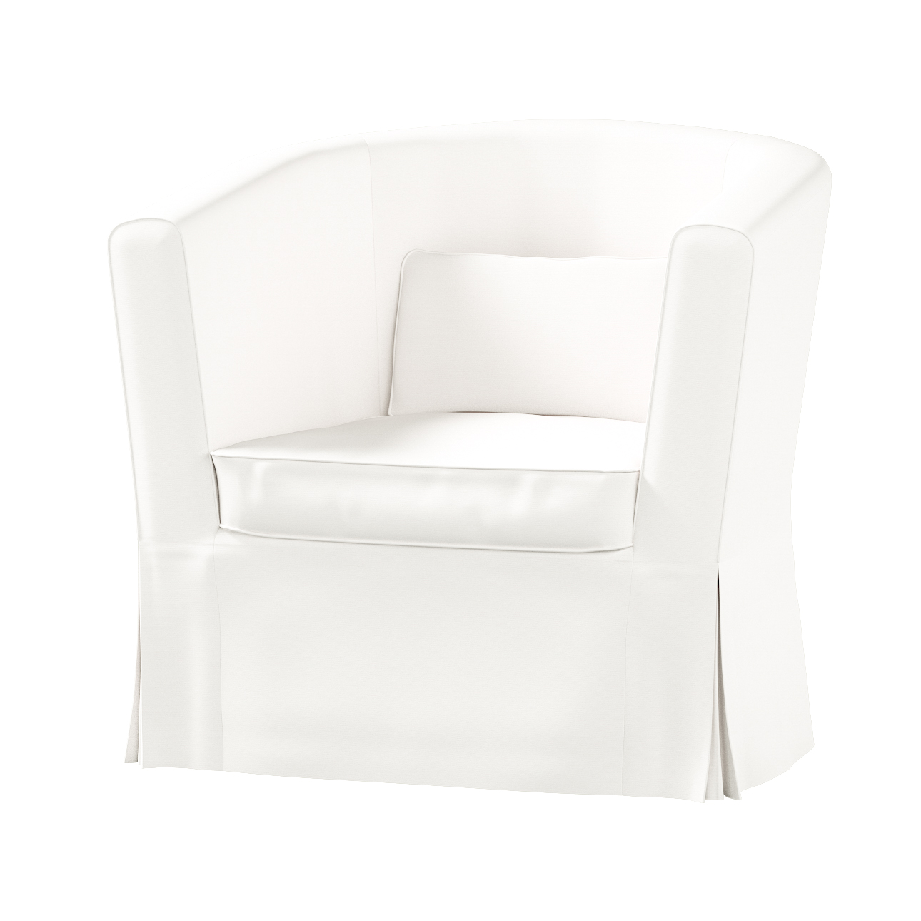Dekoria potah na křeslo Ektorp Tullsta Ikea bílý