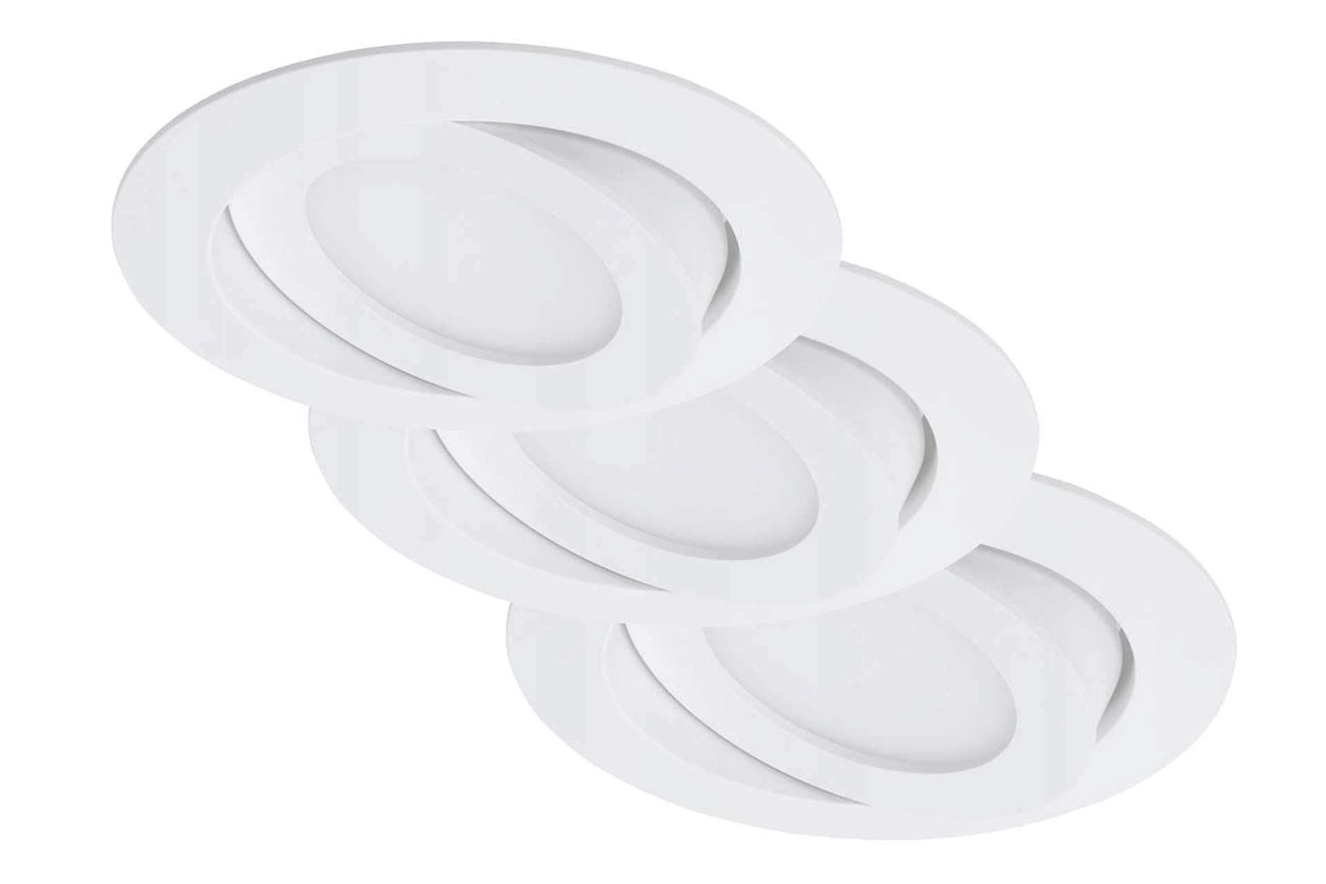 Briloner 3ks sada Led vstavané svietidlo 10,6 cm, 4,8 W, biele, IP23
