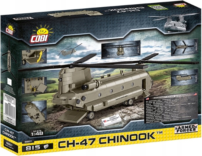 

Klocki Cobi 5807 śmigłowiec wojskowy CH-47 Chinook